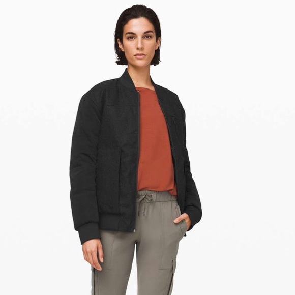 Lululemon Roam Far Wool Down Bomber-Waterproof wool and Reversible!! - Picture 2 of 11